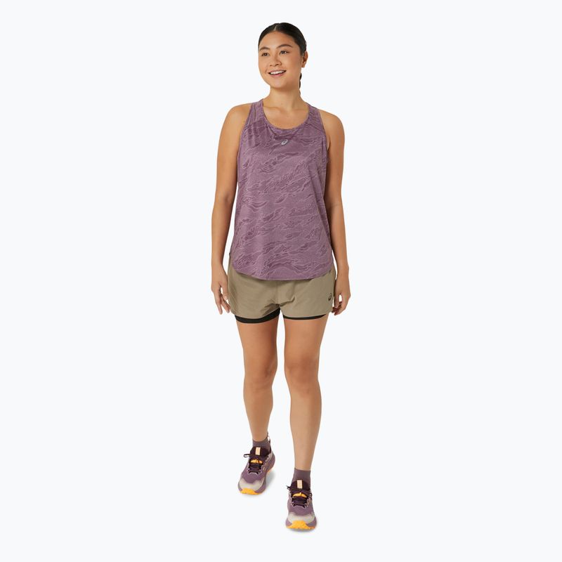 Γυναικείο φανελάκι για τρέξιμο ASICS Road All Over Print Tank dusty mauve 2