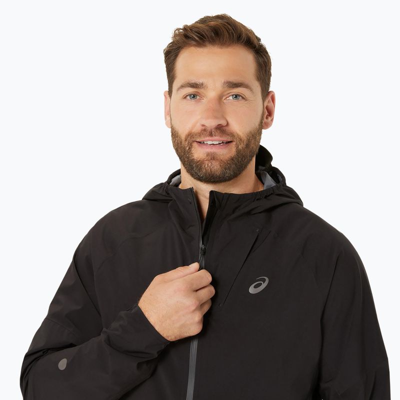 Ανδρικό μπουφάν τρεξίματος ASICS Metarun Waterproof performance black 4