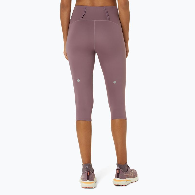 Γυναικείο κολάν για τρέξιμο ASICS High Waist Capri dusty mauve 3