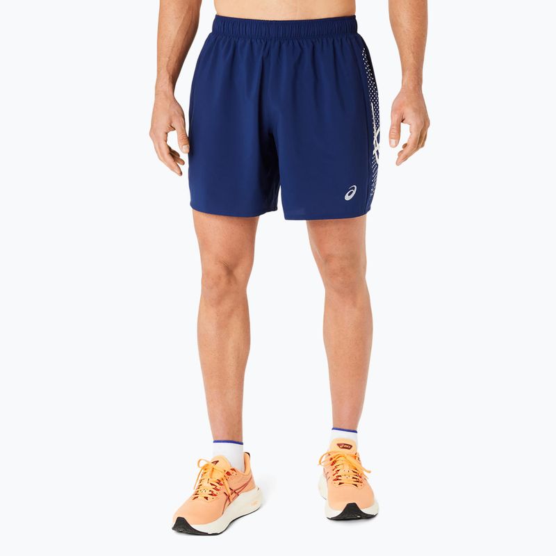 Ανδρικό σορτς για τρέξιμο ASICS Icon performance blue expanse / birch