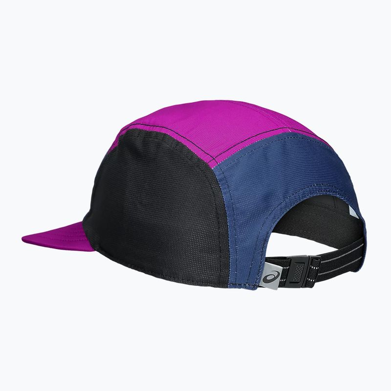 Καπέλο μπέιζμπολ ASICS 5 Panel bold magenta/blue expanse 2