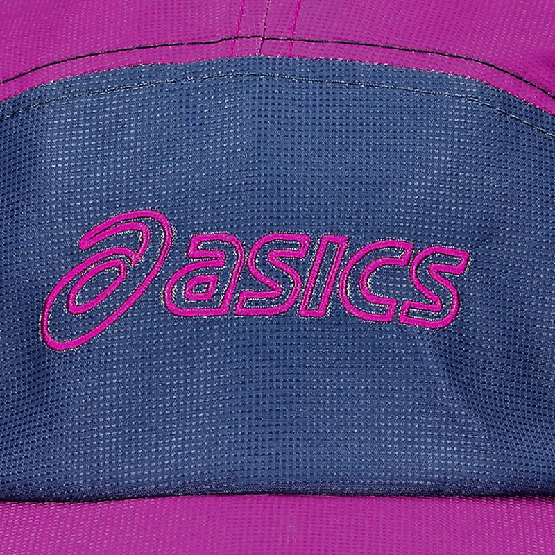 Καπέλο μπέιζμπολ ASICS 5 Panel bold magenta/blue expanse 3