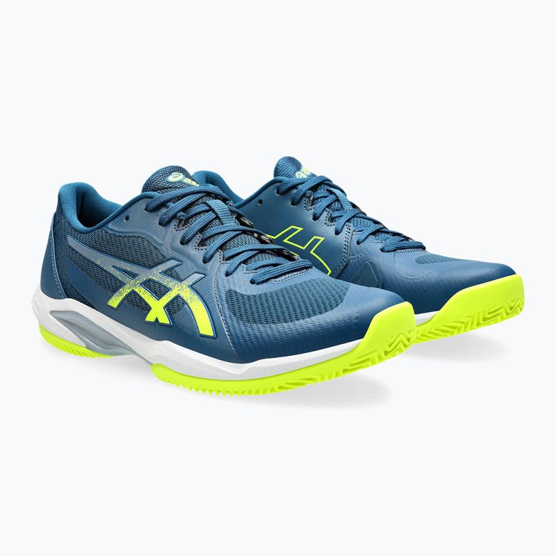 Ανδρικά παπούτσια τένις ASICS Solution Swift FF 2 Clay mako blue/safety yellow 10