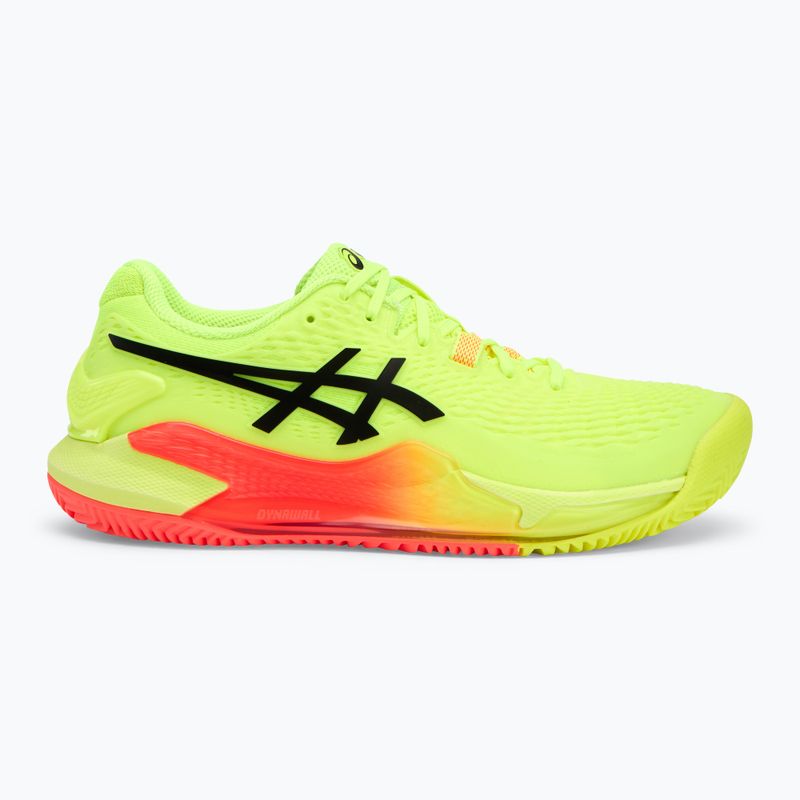 Γυναικεία παπούτσια τένις ASICS Gel-Resolution 9 Clay Paris safety yellow/black 2