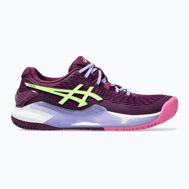 Γυναικεία παπούτσια Padel ASICS Gel-Resolution 9 deep mauve/lime green 8