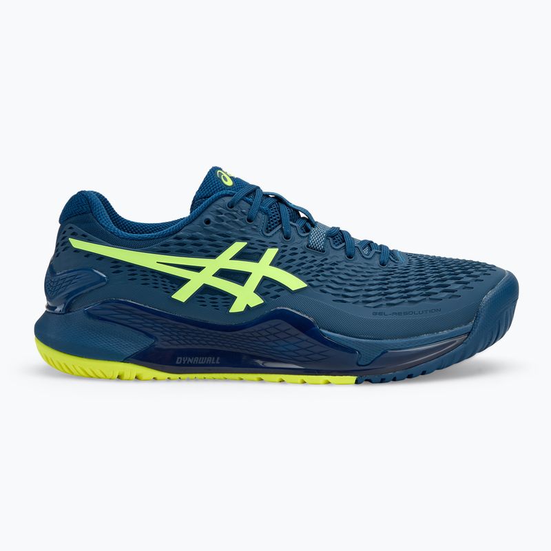 Ανδρικά παπούτσια τένις ASICS Gel-Resolution 9 mako blue/safety yellow 2