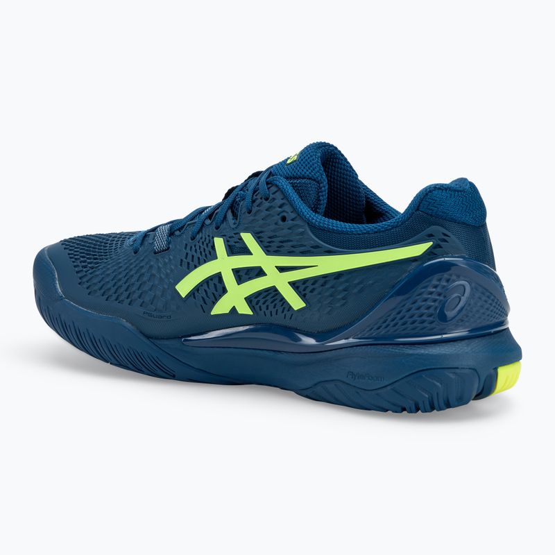 Ανδρικά παπούτσια τένις ASICS Gel-Resolution 9 mako blue/safety yellow 3