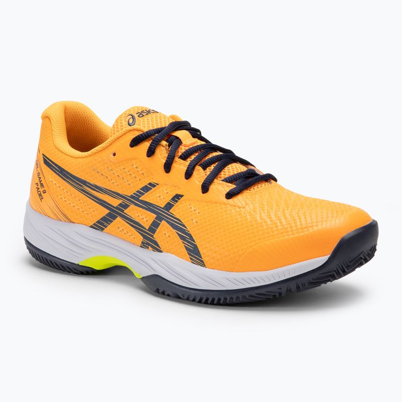 Ανδρικά παπούτσια Padel ASICS Gel-Game 9 stadium orange/midnight