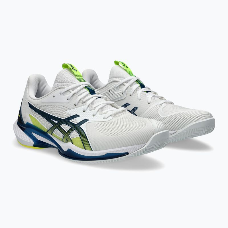 Ανδρικά παπούτσια τένις ASICS Solution Speed FF 3 Clay white/mako blue 10