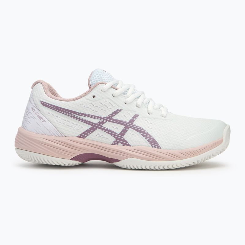 Γυναικεία παπούτσια τένις ASICS Gel-Game 9 Clay/OC white/dusty mauve 2