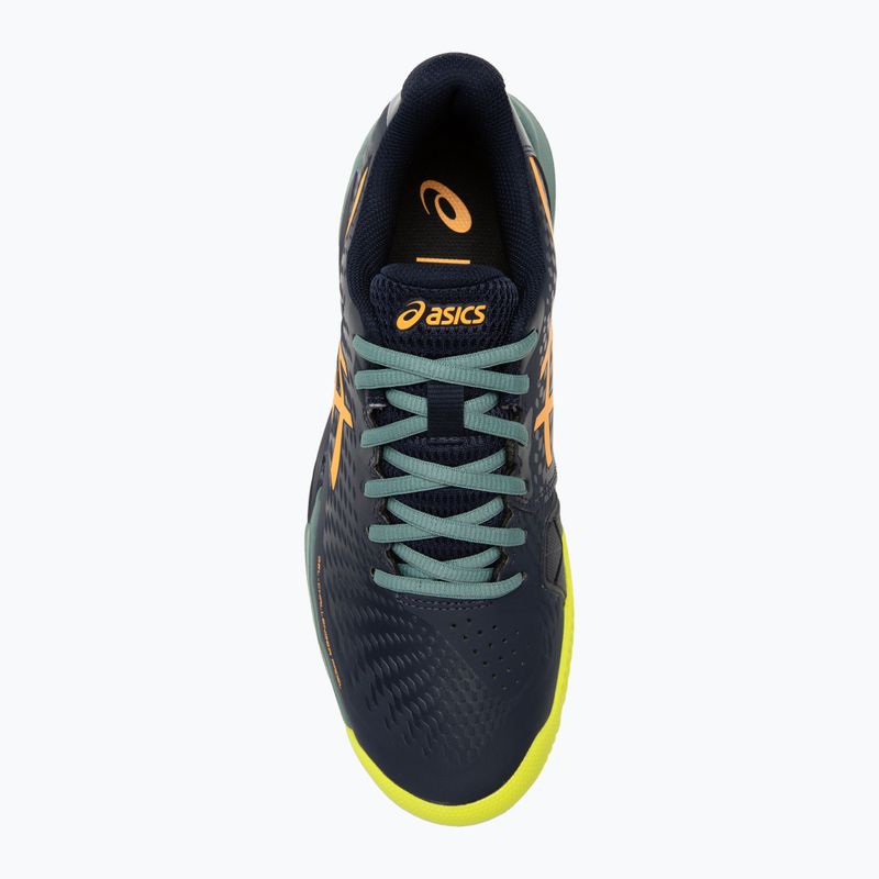 Ανδρικά παπούτσια Padel ASICS Gel-Challenger 14 midnight/stadium orange 5