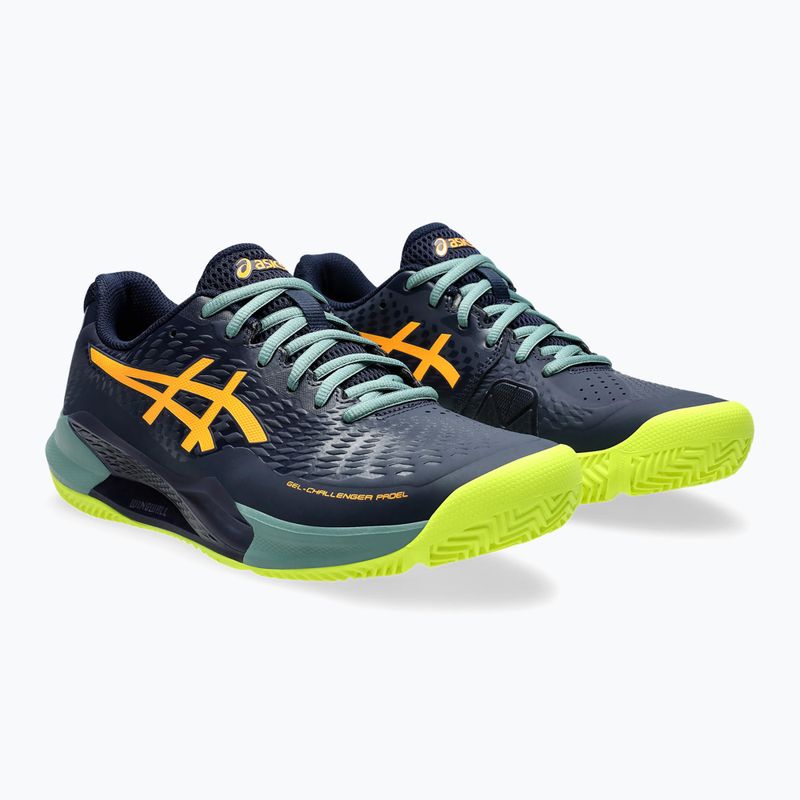 Ανδρικά παπούτσια Padel ASICS Gel-Challenger 14 midnight/stadium orange 10