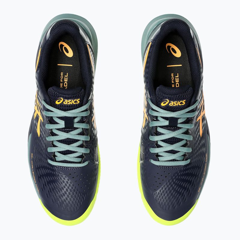 Ανδρικά παπούτσια Padel ASICS Gel-Challenger 14 midnight/stadium orange 12