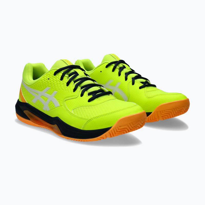 Ανδρικά παπούτσια Padel ASICS Gel-Dedicate 8 safety yellow/white 8