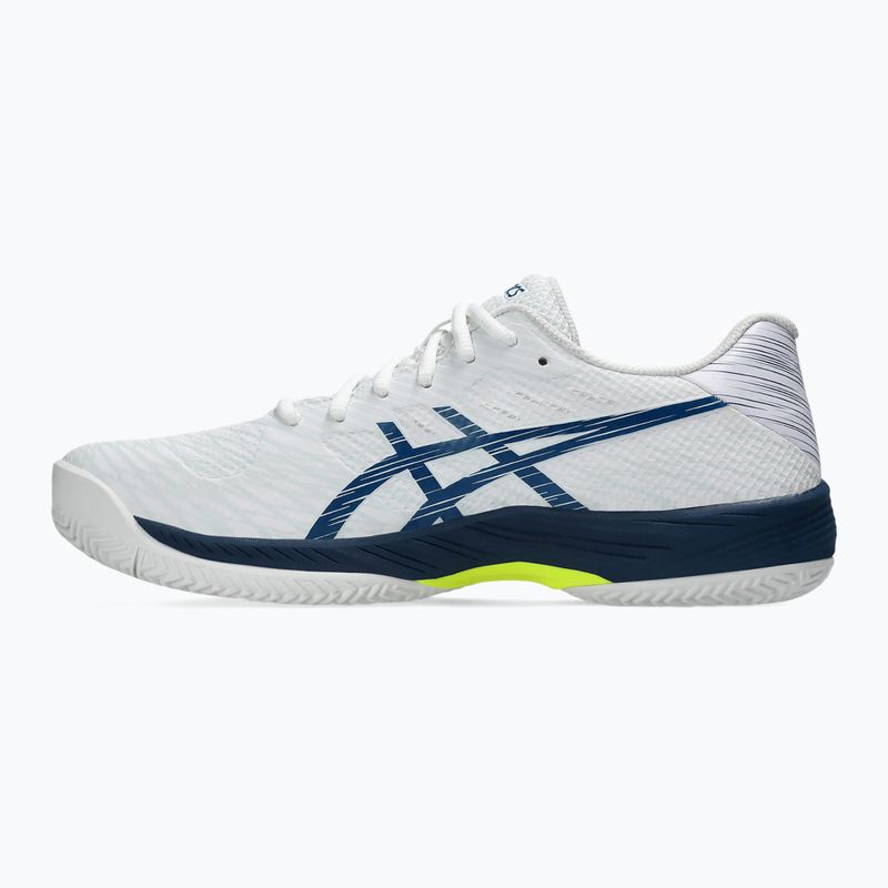 Ανδρικά παπούτσια τένις ASICS Gel-Game 9 Clay/OC white/mako blue 9