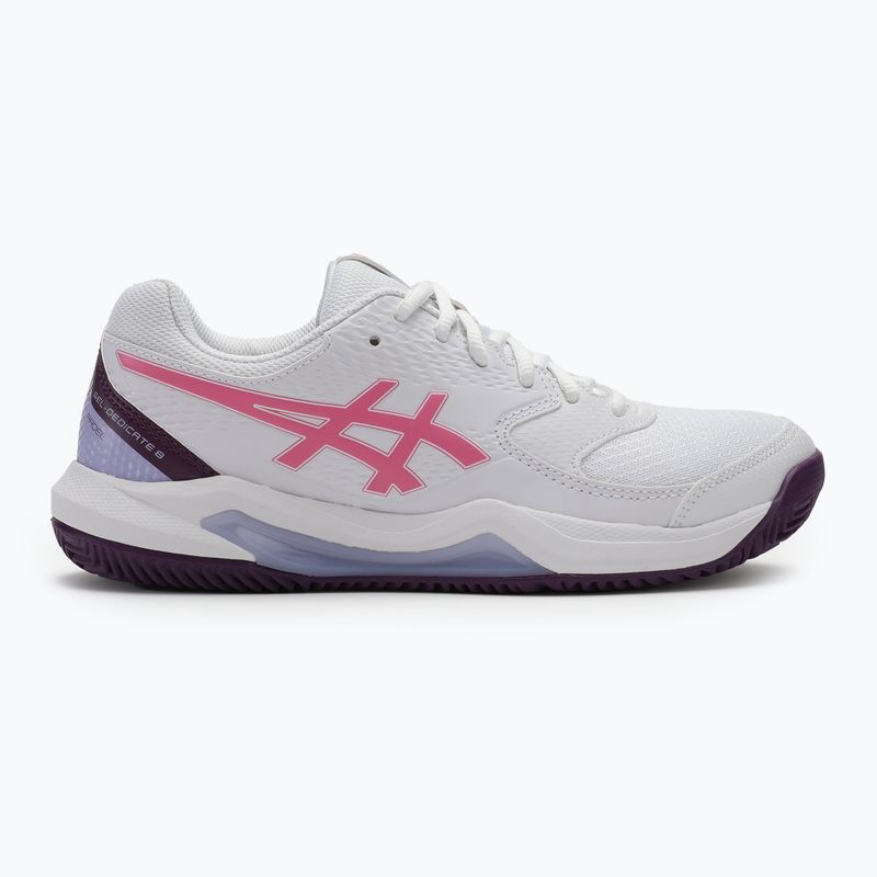 Γυναικεία παπούτσια Padel ASICS Gel-Dedicate 8 white/dragon fruit 2