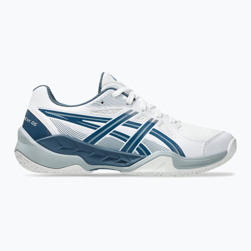 Παιδικά παπούτσια χάντμπολ ASICS Gel-Powerbreak GS white/vintage indigo 8