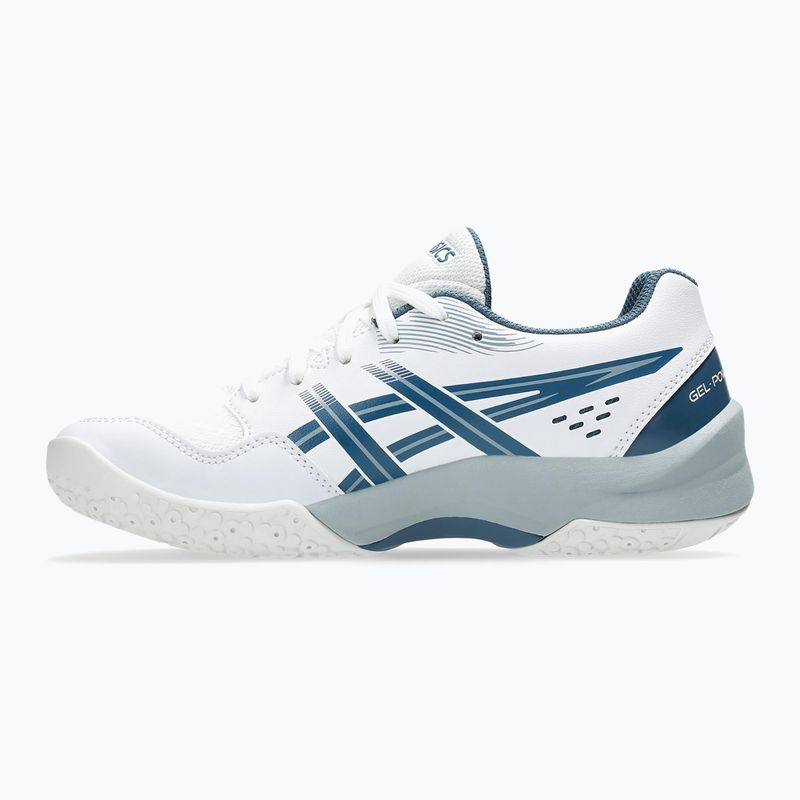 Παιδικά παπούτσια χάντμπολ ASICS Gel-Powerbreak GS white/vintage indigo 9