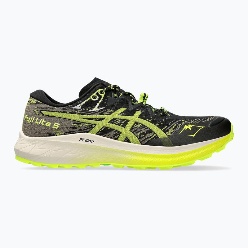 ASICS Fuji Lite 5 μαύρο/κίτρινο ασφαλείας ανδρικά παπούτσια για τρέξιμο 8