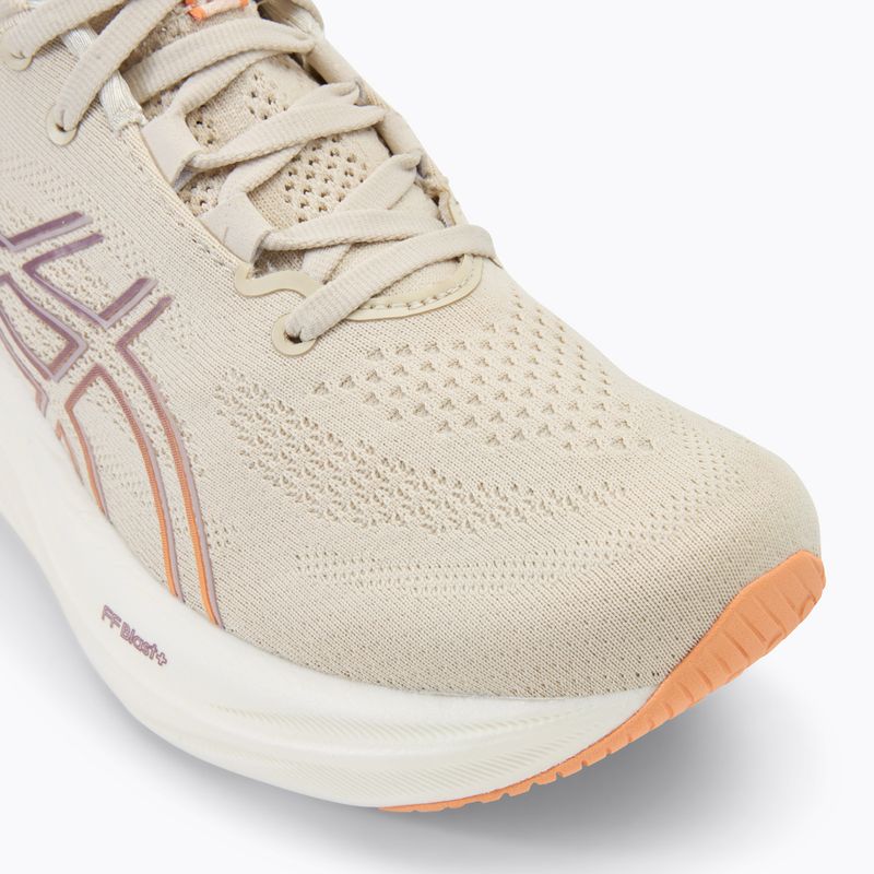 ASICS Gel-Nimbus 26 γυναικεία παπούτσια για τρέξιμο βρώμη/ξεθωριασμένο πορτοκαλί 7