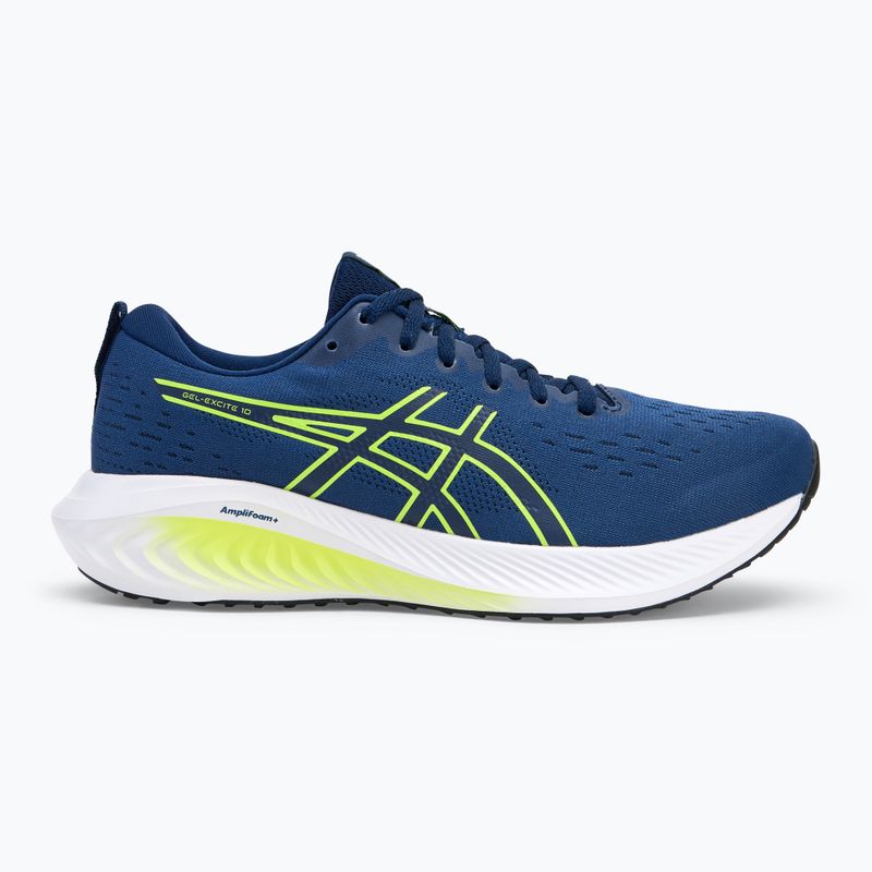 ASICS Gel-Excite 10 ανδρικά παπούτσια για τρέξιμο μπλε expanse/κίτρινο ασφαλείας 2