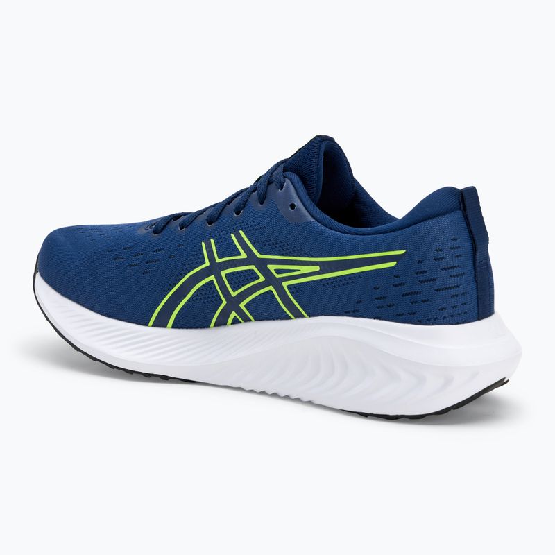 ASICS Gel-Excite 10 ανδρικά παπούτσια για τρέξιμο μπλε expanse/κίτρινο ασφαλείας 3