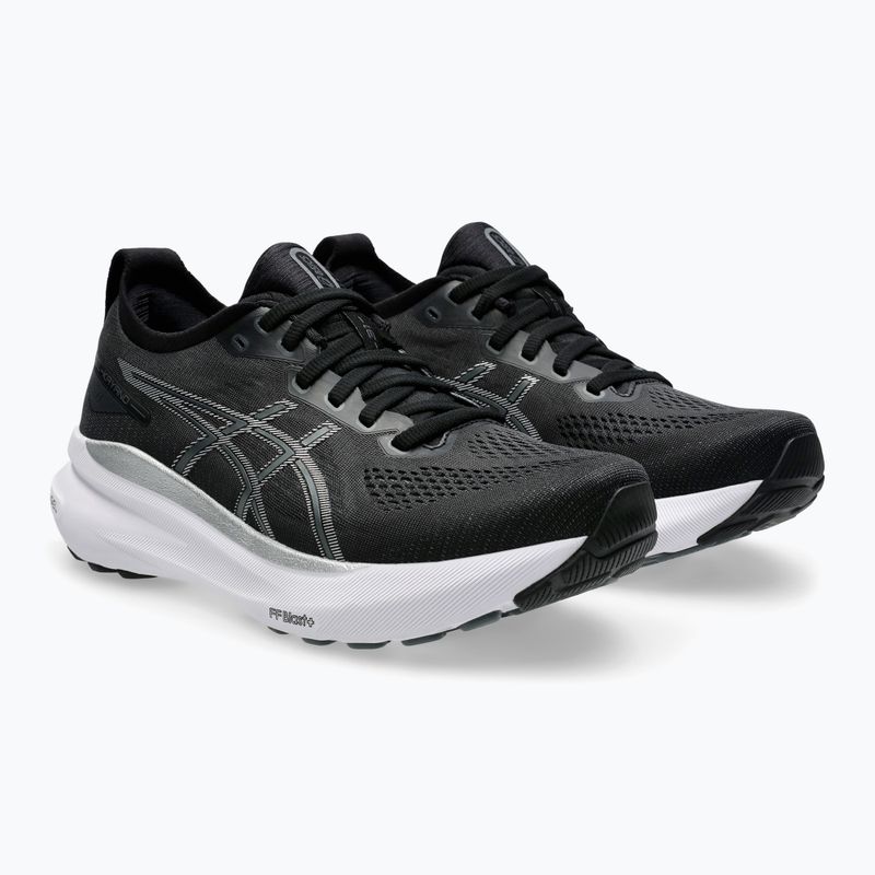 ASICS Gel-Kayano 31 γυναικεία παπούτσια για τρέξιμο μαύρο/καθαρό ασήμι 3