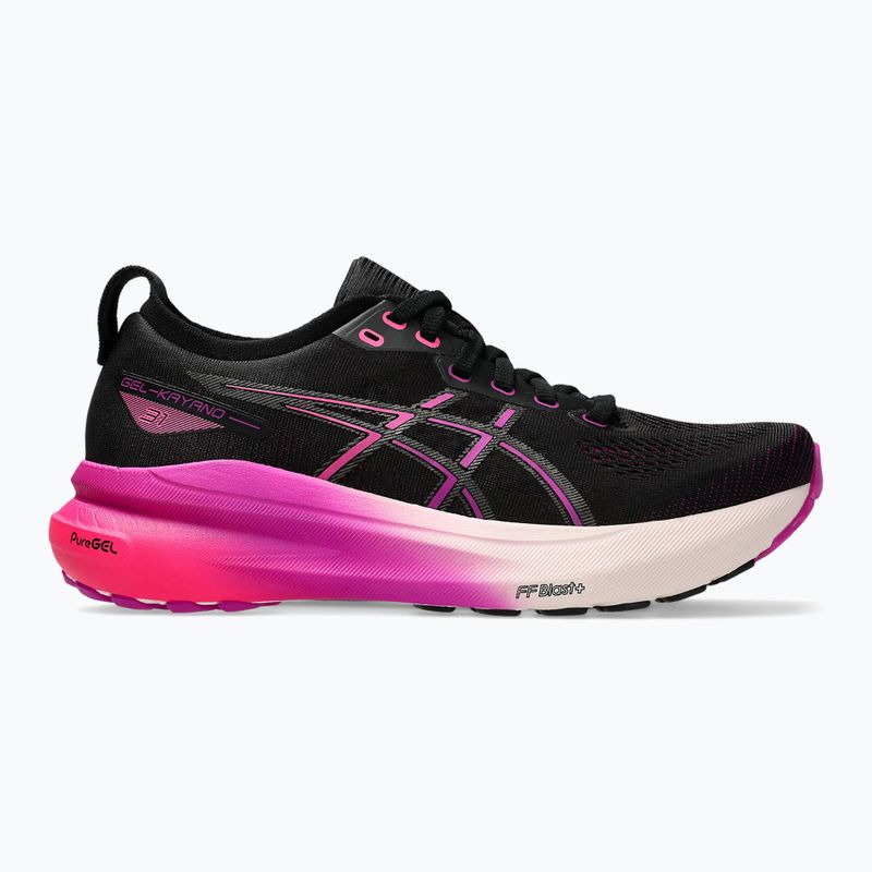 ASICS Gel-Kayano 31 γυναικεία παπούτσια για τρέξιμο μαύρο/πορτοκαλί χρώμα 8