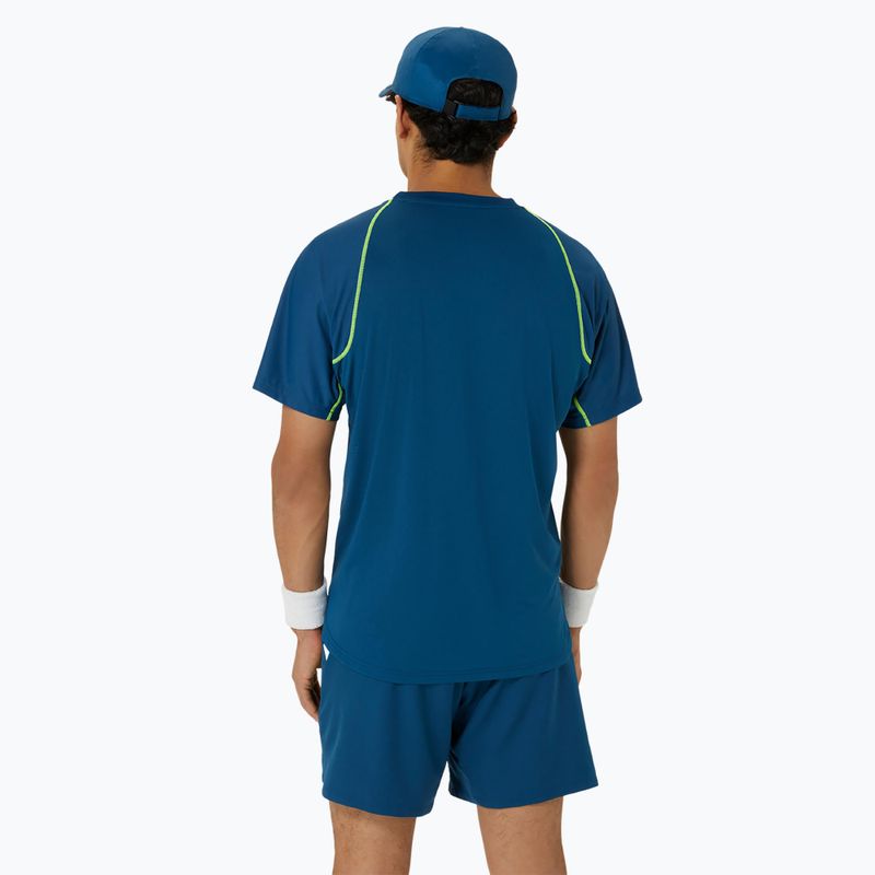 Ανδρικό μπλουζάκι τένις ASICS Match Actibreeze Top mako blue 3