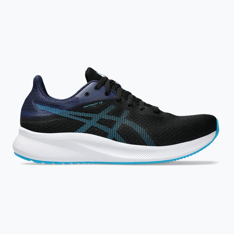 Ανδρικά παπούτσια για τρέξιμο ASICS Patriot 13 black/digital aqua 8