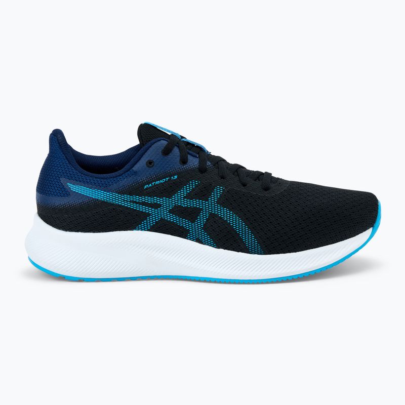 Ανδρικά παπούτσια για τρέξιμο ASICS Patriot 13 black/digital aqua 2