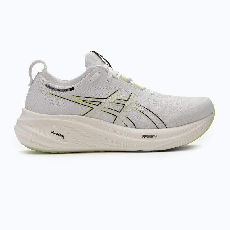 ASICS Gel-Nimbus 26 ανδρικά αθλητικά παπούτσια για τρέξιμο λευκό/κερασιά 2