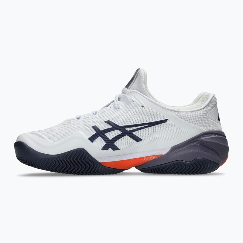 ASICS Court FF 3 Clay λευκά/γκριζοπορφυρά ανδρικά παπούτσια τένις 2