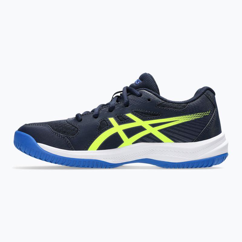 ASICS Upcourt 6 GS μεσάνυχτα/κίτρινο ασφαλείας παιδικά παπούτσια 2