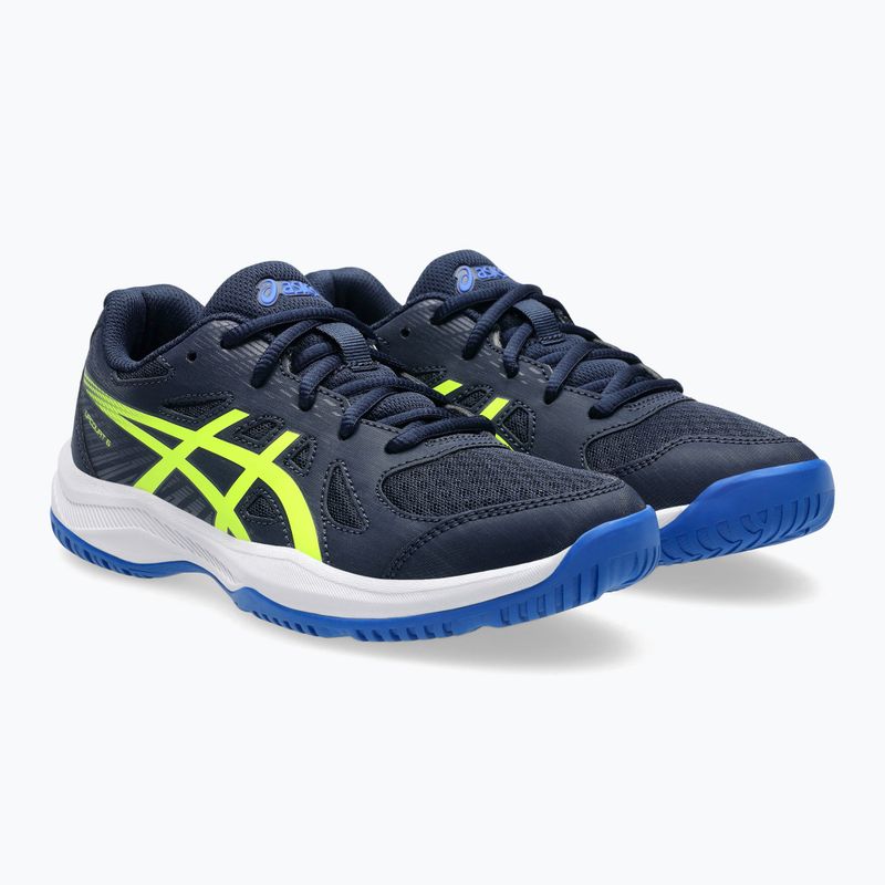 ASICS Upcourt 6 GS μεσάνυχτα/κίτρινο ασφαλείας παιδικά παπούτσια 3