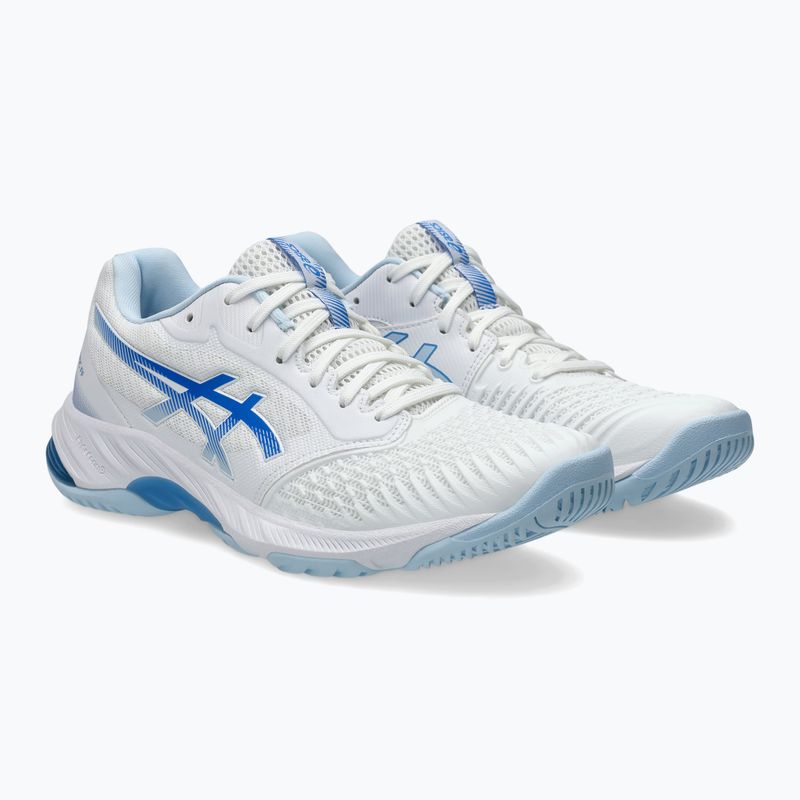 ASICS γυναικεία παπούτσια Netburner Ballistic FF 3 λευκό/ μπλε κόστος 3