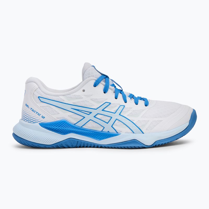 ASICS γυναικεία παπούτσια Gel-Tactic 12 λευκό/μπλε χρώμα 2