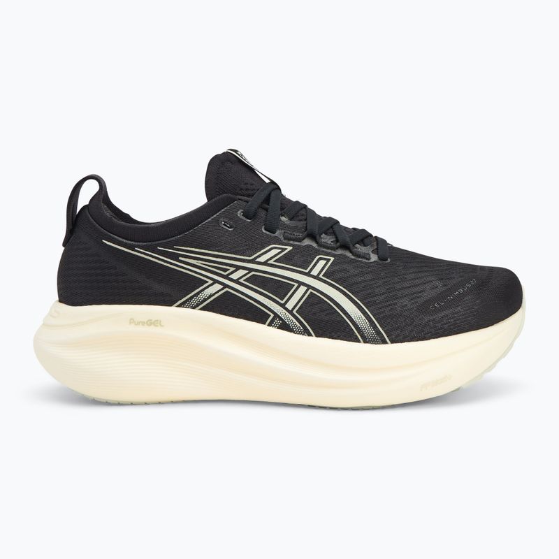 ASICS Gel-Nimbus 27 ανδρικά αθλητικά παπούτσια για τρέξιμο μαύρο/γκρι λίμνη 2