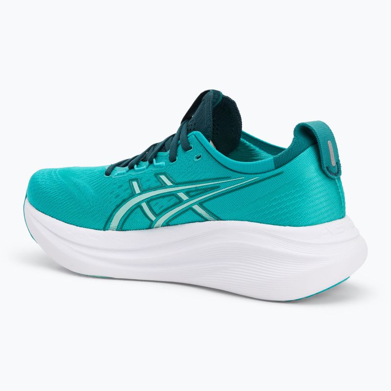 ASICS Gel-Nimbus 27 ανδρικά παπούτσια για τρέξιμο wave teal/saxon green 3