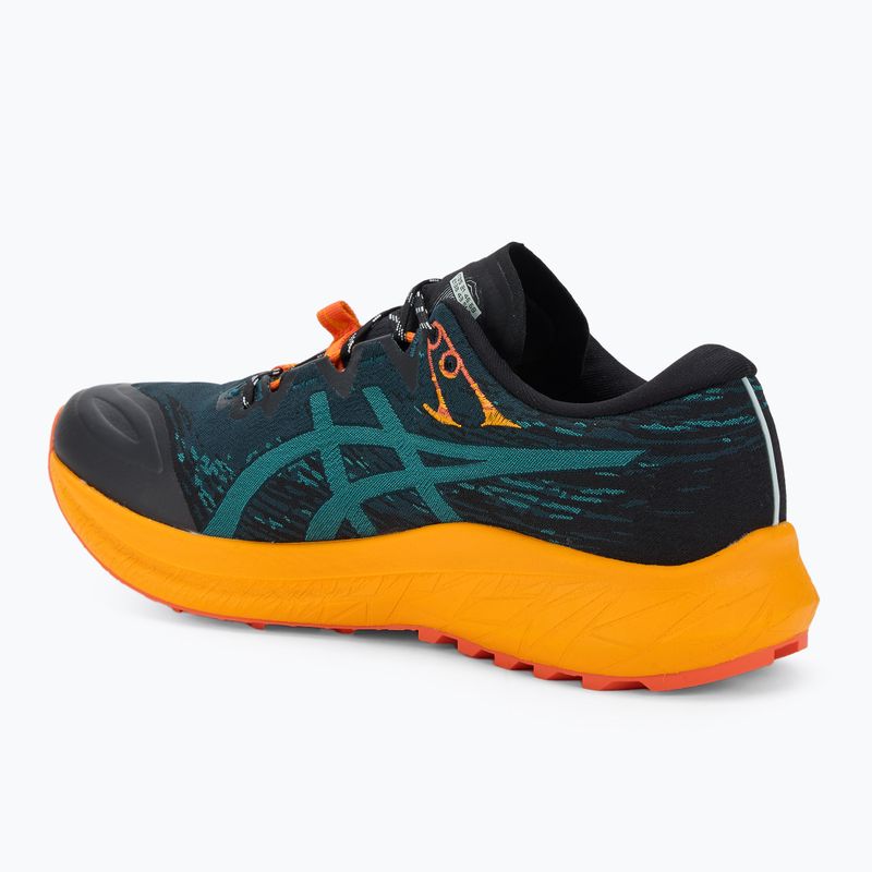 ASICS Fuji Lite 5 ανδρικά παπούτσια για τρέξιμο σαξονικό πράσινο/βροχερή λίμνη 3