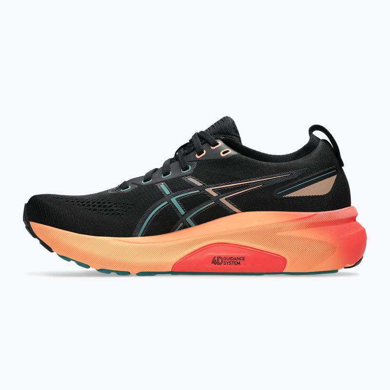 ASICS Gel-Kayano 31 ανδρικά παπούτσια για τρέξιμο μαύρο/βροχερή λίμνη 2