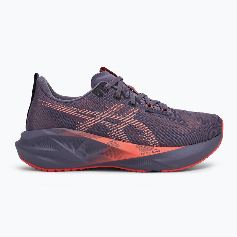 ASICS Novablast 5 γκρι-μωβ/πορτοκαλί ύφαλο ανδρικά παπούτσια για τρέξιμο 2