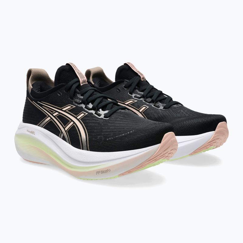 ASICS Gel-Nimbus 27 γυναικεία παπούτσια τρεξίματος μαύρο/μπρεζ 10