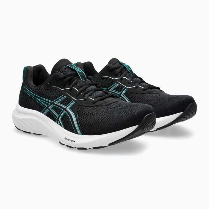 ASICS Gel-Contend 9 ανδρικά αθλητικά παπούτσια για τρέξιμο μαύρο/κύμα πετρόλ 10