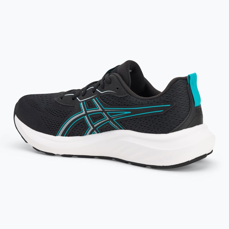 ASICS Gel-Contend 9 ανδρικά αθλητικά παπούτσια για τρέξιμο μαύρο/κύμα πετρόλ 3