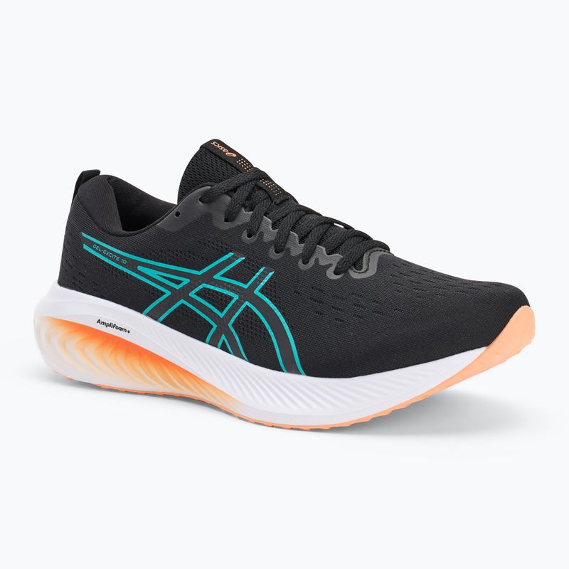 ASICS Gel-Excite 10 ανδρικά αθλητικά παπούτσια για τρέξιμο μαύρο/κύμα πετρόλ