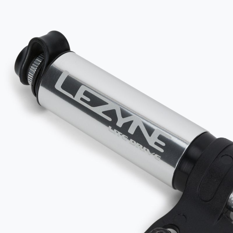 Lezyne LITE DRIVE HP M ABS 160psi ασημί αντλία ποδηλάτων LZN-1-MP-LTDR-V1M06 3