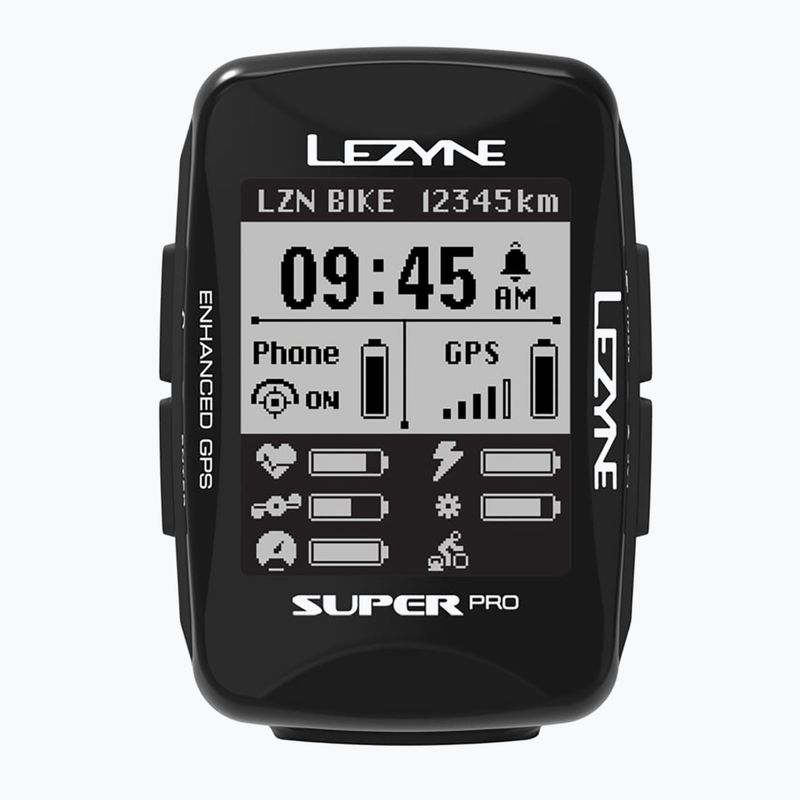 Κοντέρ ποδηλάτου Lezyne Super Pro GPS black 2