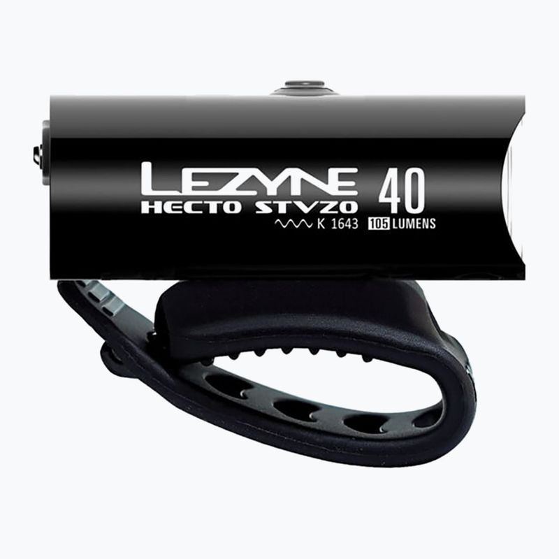 Φώτα ποδηλάτου εμπρόσθια Lezyne Hecto Drive Stvzo 40 Front gloss black 2