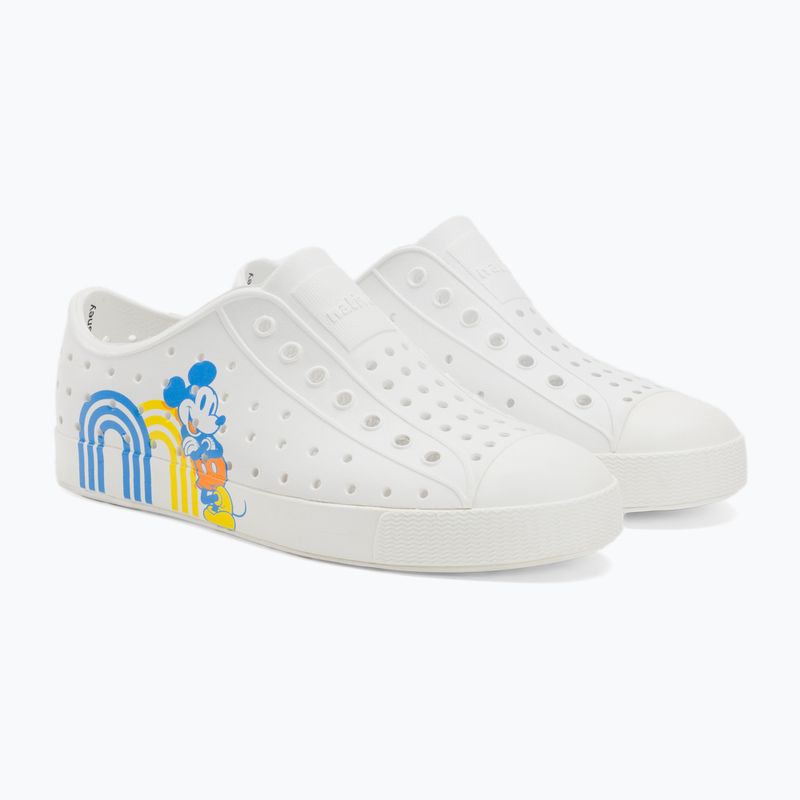 Native Jefferson Print Disney Jr παιδικά αθλητικά παπούτσια shell white/shell white/positive mickey 4